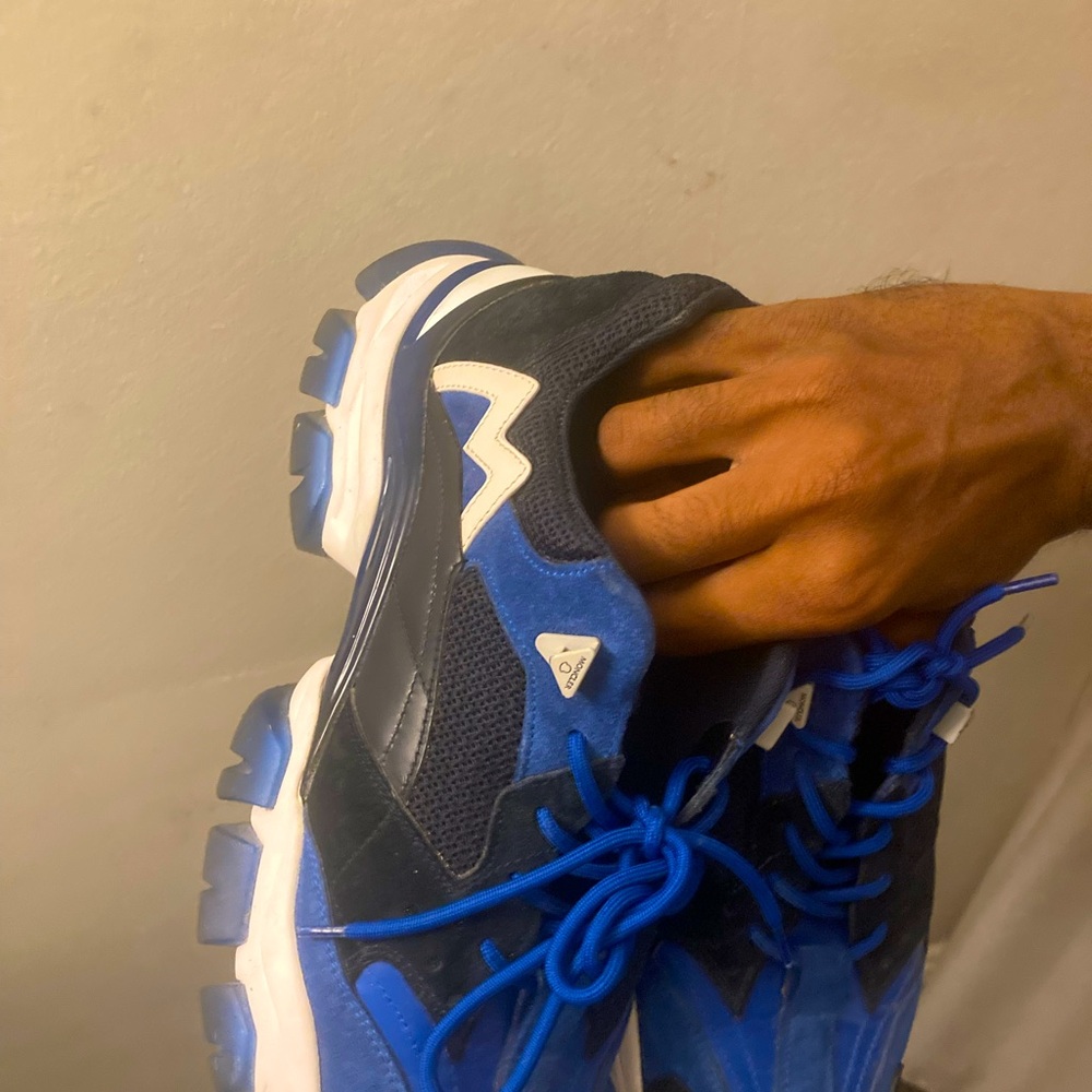 Moncler shoes ( blue ) ( rare )